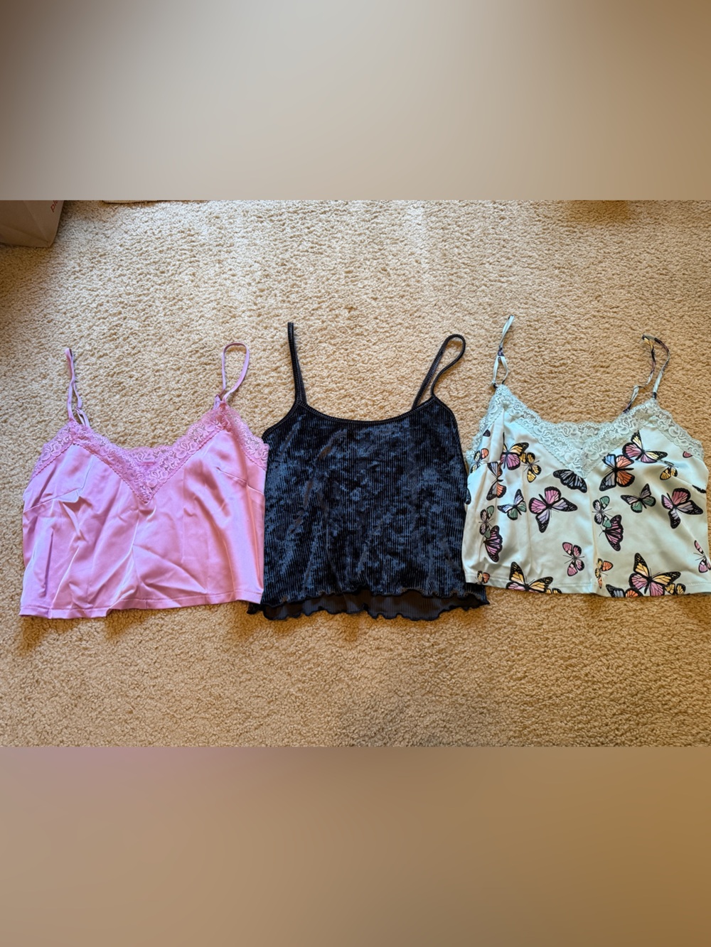 Colsie Mixed 3-Pack Camisoles/sleep tanks